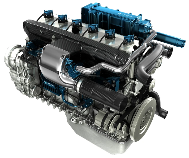 KEYOU为小松开发大型氢内燃机自卸车